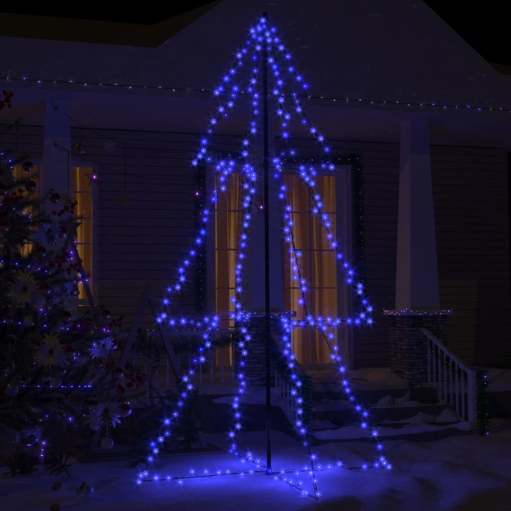 Kegelkerstboom 160 Led's Binnen En Buiten 78X120 Cm
