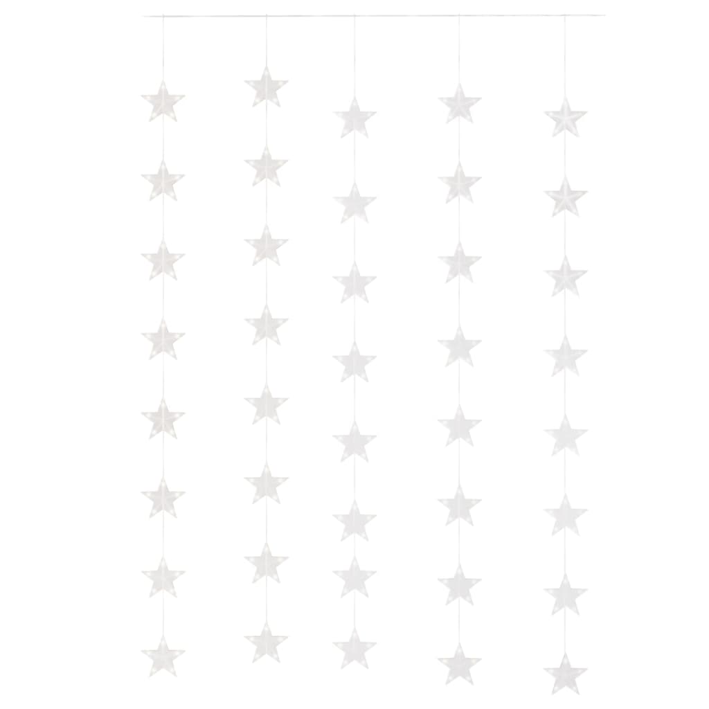 Lichtsnoergordijn Sterren Met 200 Led's En 8 Functies