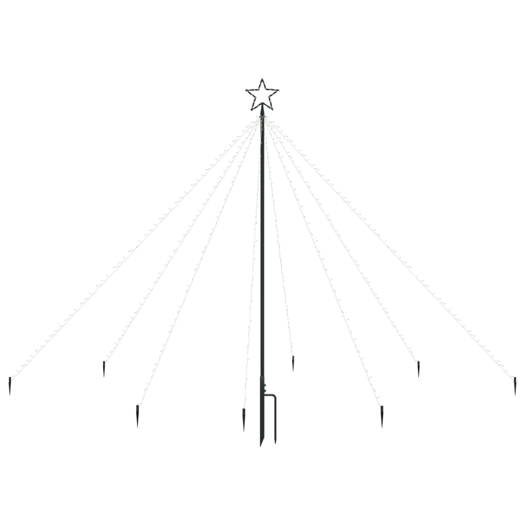 Kerstboomverlichting Waterval Met 400 Led's Binnen Buiten 2,5 M