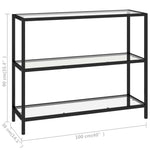 Schap 100X36X90 Cm Gehard Glas