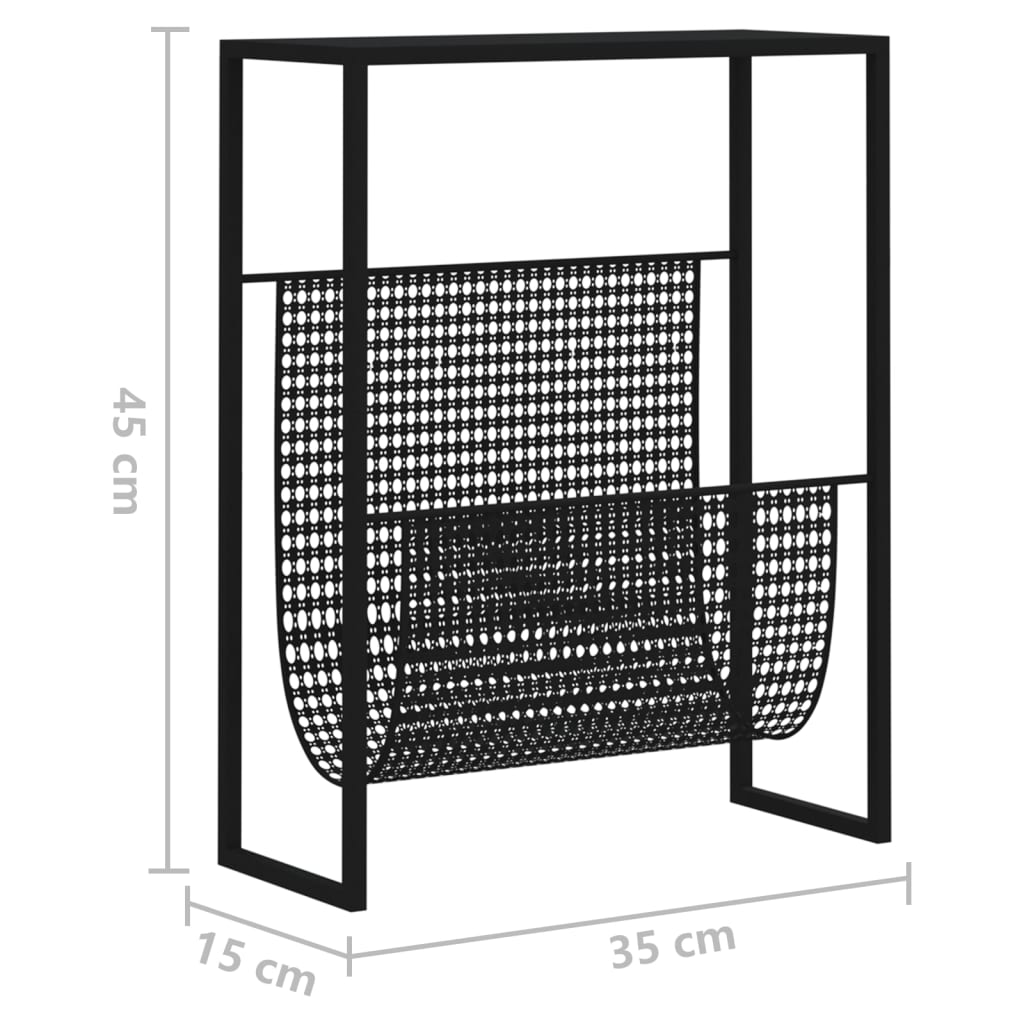 Tijdschriftenrek 35X15X45 Cm Staal