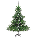 Kunstkerstboom Nordmann Met Led's En Kerstballen 120 Cm Groen