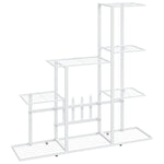 Bloemenstandaard 94,5X25X88 Cm Metaal Wit