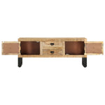 Tv-Meubel 110X30X45 Cm Ruw Mangohout