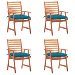 Tuinstoelen 3 St Met Kussens Massief Acaciahout