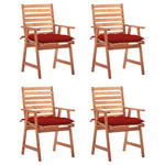 Tuinstoelen 2 St Met Kussens Massief Acaciahout