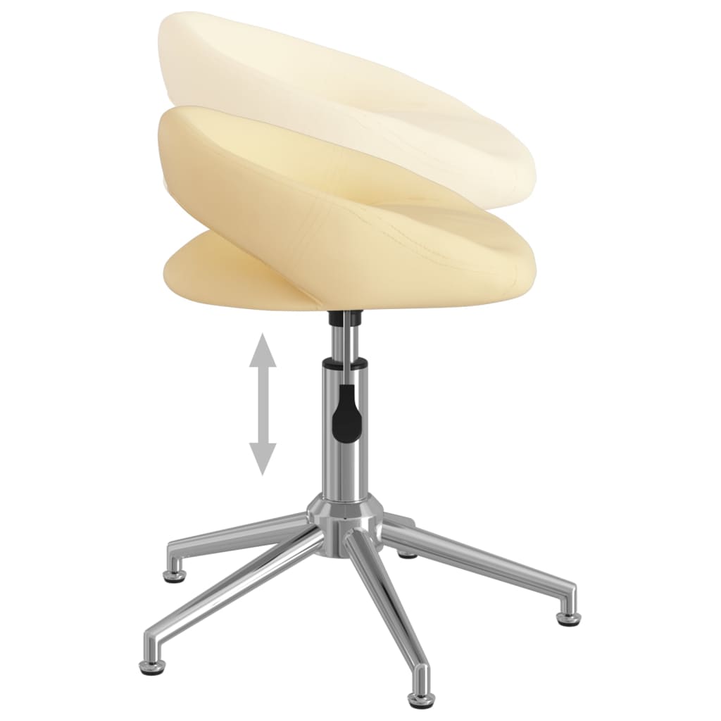 Eetkamerstoelen Draaibaar Kunstleer Kleurig