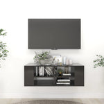 Tv-Wandmeubel 102X35X35 Cm Bewerkt Hout