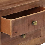 Tv-Meubel 110X30X40 Cm Ruw Mangohout