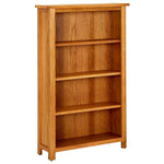 Boekenkast Met 3 Schappen 70X22,5X82 Cm Massief Eikenhout