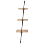 Ladderrek Met 3 Schappen En Zwart
