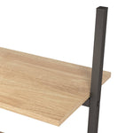 Ladderrek Met 3 Schappen En Zwart
