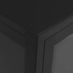 Dressoir 70X35X70 Cm Staal En Glas