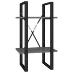 Boekenkast Met 2 Schappen Grijs