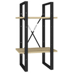 Boekenkast Met 2 Schappen Sonoma Eiken