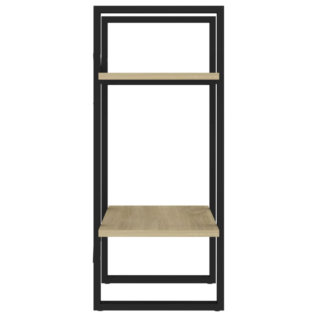 Boekenkast Met 2 Schappen Sonoma Eiken