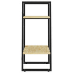 Boekenkast Met 2 Schappen Massief Grenen Naturel