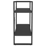 Boekenkast Met 2 Schappen Spaanplaat Grijs