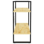 Boekenkast Met 2 Schappen Massief Grenen Naturel