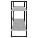 Boekenkast Met 2 Schappen Spaanplaat Betongrijs