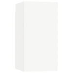 4-Delige Tv-Meubelset Bewerkt Hout