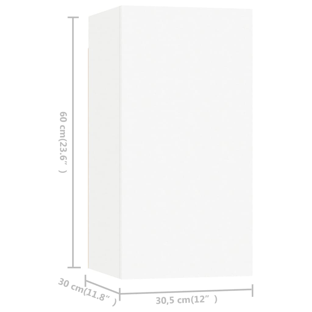 Tv-Meubelen 30,5X30X60 Cm Bewerkt Hout