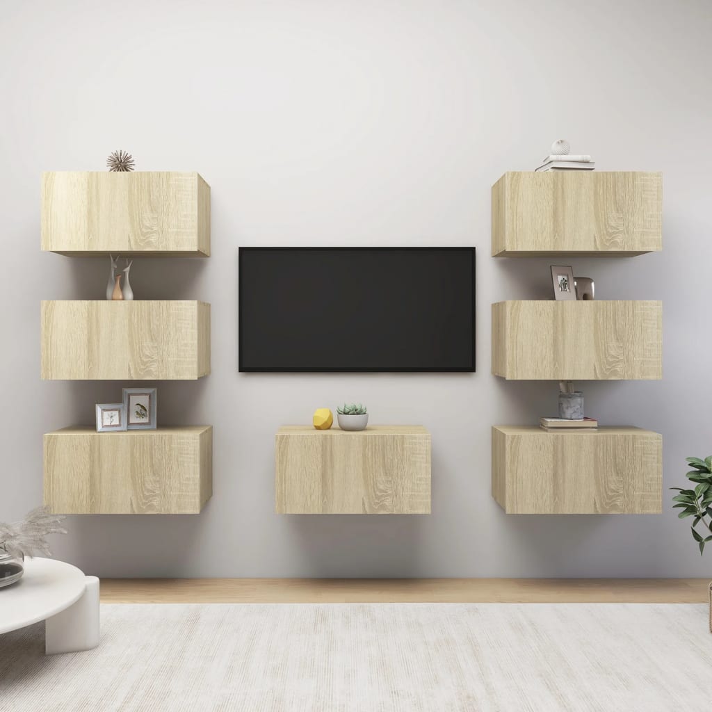 Tv-Meubelen 30,5X30X60 Cm Bewerkt Hout