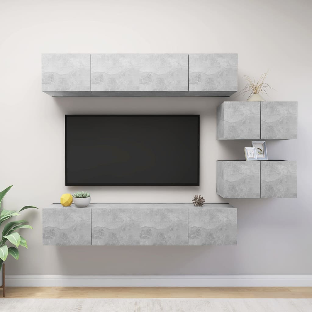 Tv-Meubelen Bewerkt Hout Kleurig