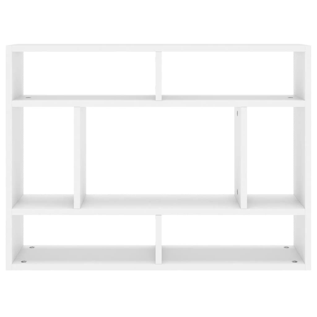Wandschap 75X16X55 Cm Bewerkt Hout