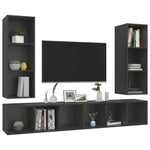Tv-Wandmeubelen Bewerkt Hout