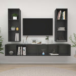 Tv-Wandmeubelen Bewerkt Hout