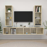 Tv-Wandmeubelen Bewerkt Hout