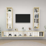 Tv-Wandmeubelen Bewerkt Hout