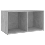 Tv-Meubelen 72X35X36,5 Cm Bewerkt Hout Betongrijs