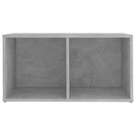 Tv-Meubelen 72X35X36,5 Cm Bewerkt Hout Betongrijs