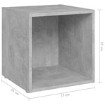 8-Delige Tv-Meubelset Bewerkt Hout