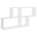 Wandschap 100X18X53 Cm Bewerkt Hout