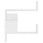 Hoekwandschap 40X40X50 Cm Bewerkt Hout