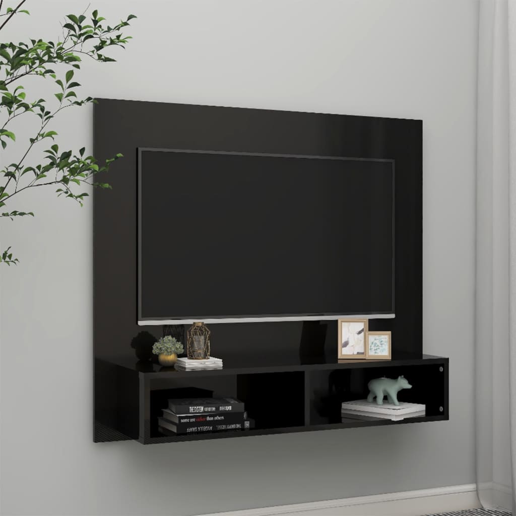 Tv-Wandmeubel 102X23,5X90 Cm Bewerkt Hout