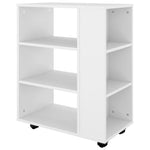 Rolkast 60X35X75 Cm Bewerkt Hout