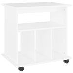 Rolkast 60X45X60 Cm Bewerkt Hout
