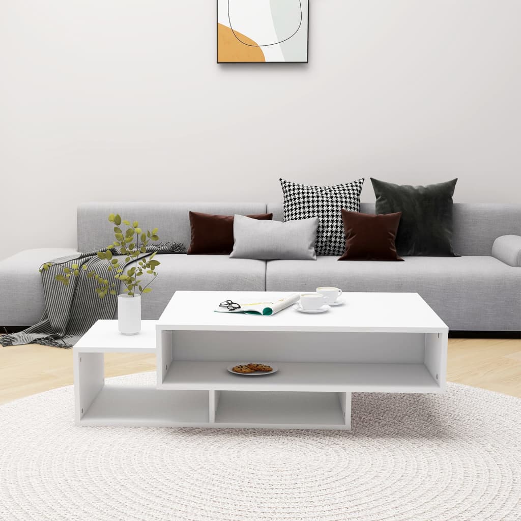 Salontafel 105X55X32 Cm Bewerkt Hout