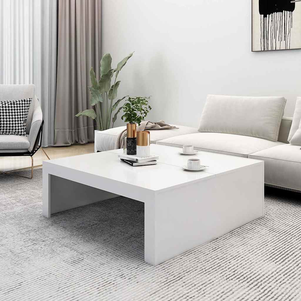 Salontafel 100X100X35 Cm Bewerkt Hout