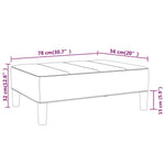 Voetenbank 78X56X32 Cm Stof Kleurig