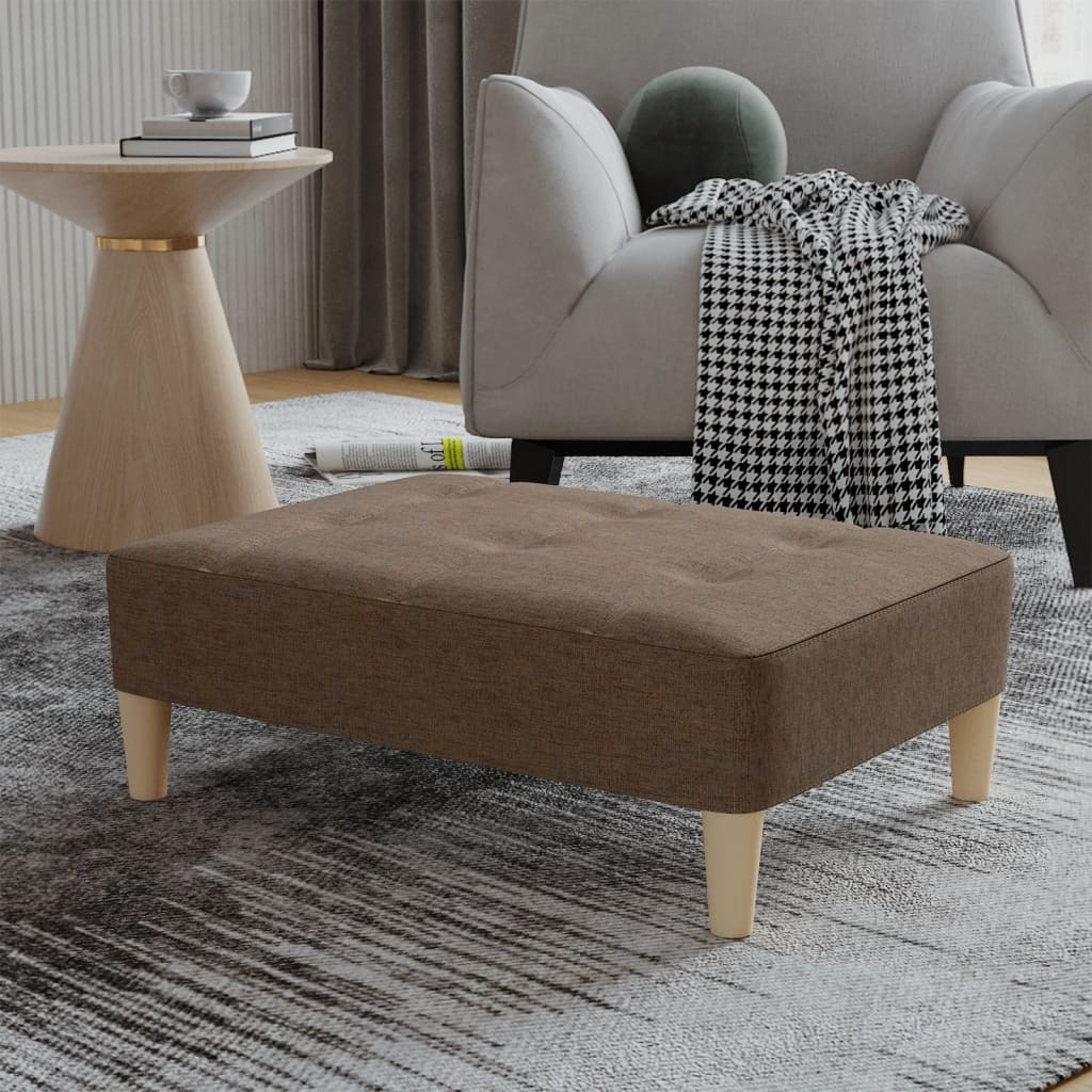 Voetenbank 78X56X32 Cm Stof Kleurig