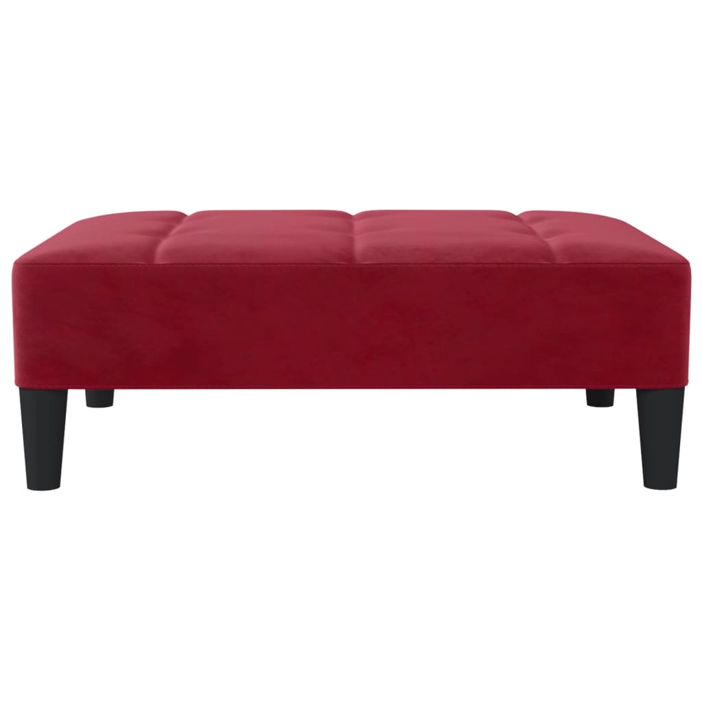 Voetenbank 78X56X32 Cm Fluweel