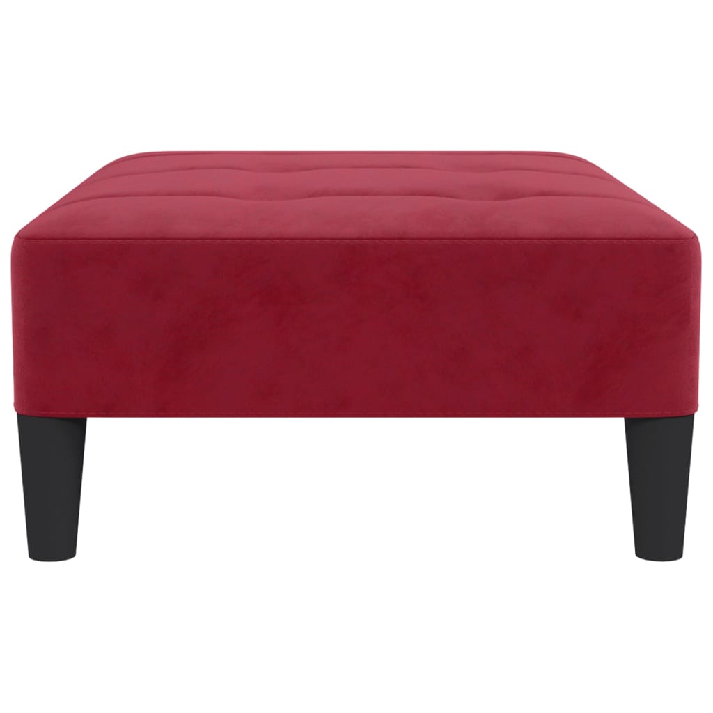 Voetenbank 78X56X32 Cm Fluweel