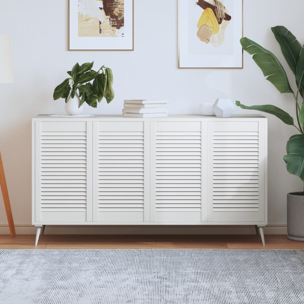 Kastdeur Met Lamellen 39,5X39,4 Cm Massief Grenenhout