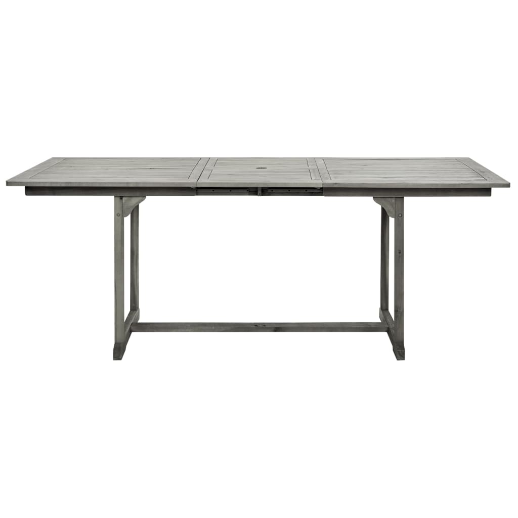 Tuintafel (50-200)X00X75 Cm Massief Acaciahout