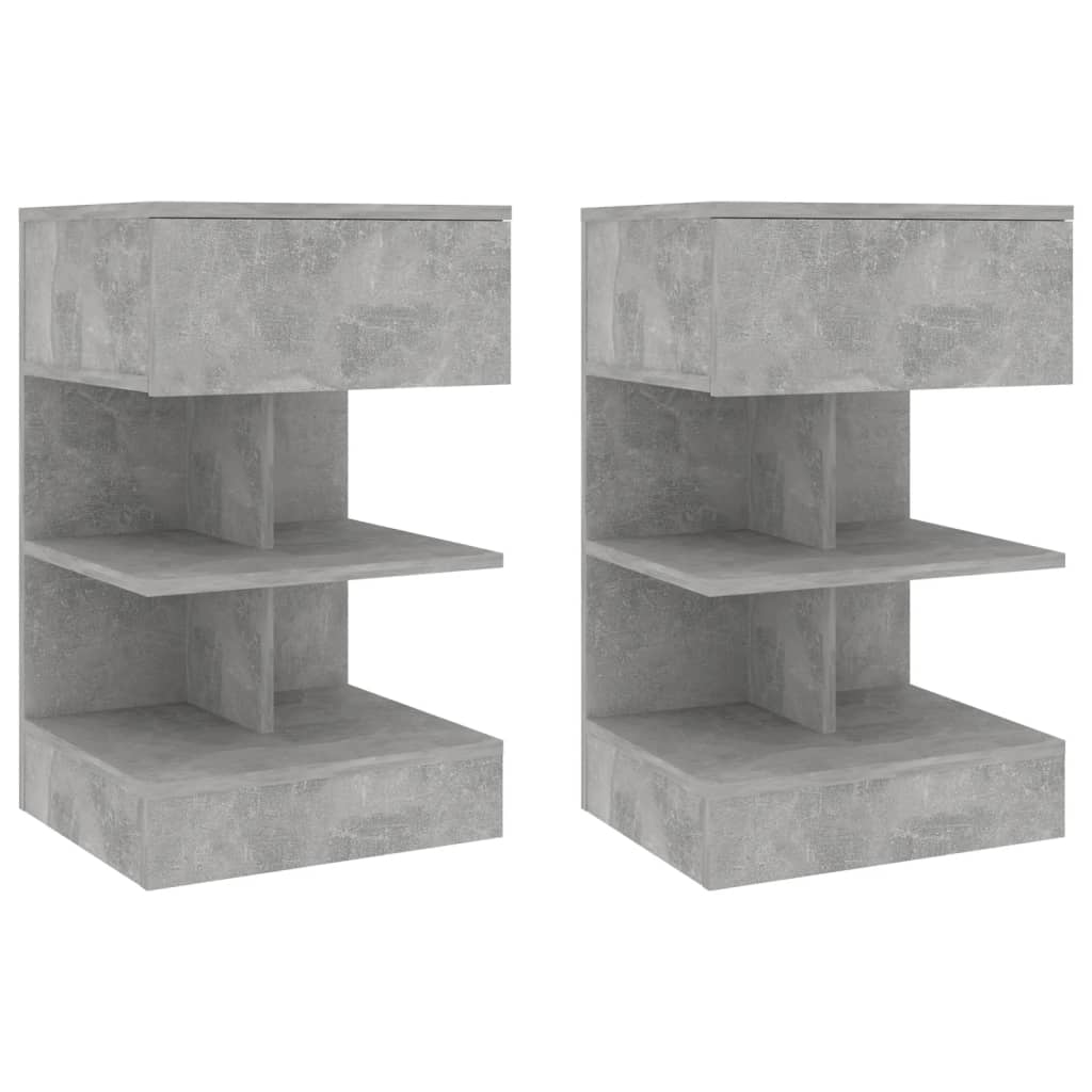 Nachtkastjes 40X35X65 Cm Bewerkt Hout Eiken